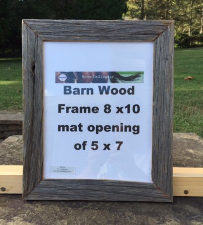 Barn Wood frame BWF013 for an 8 x 10 inch photo, reclaimed barn wood frame