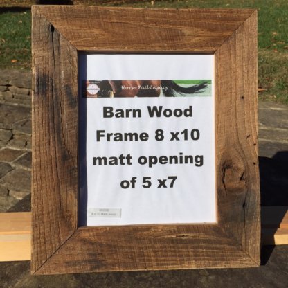 Barn Wood frame BWF022for an 8 x 10 inch photo, reclaimed barn wood frame