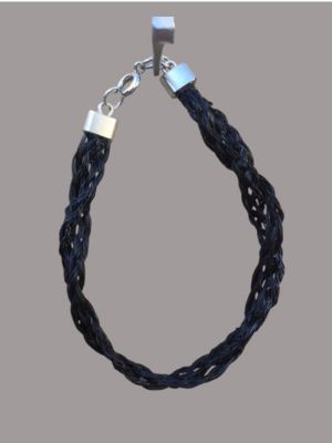 Horse Tail Bracelet item BR02 Horse Tail Jewelry bracelet double braids sections than twisted