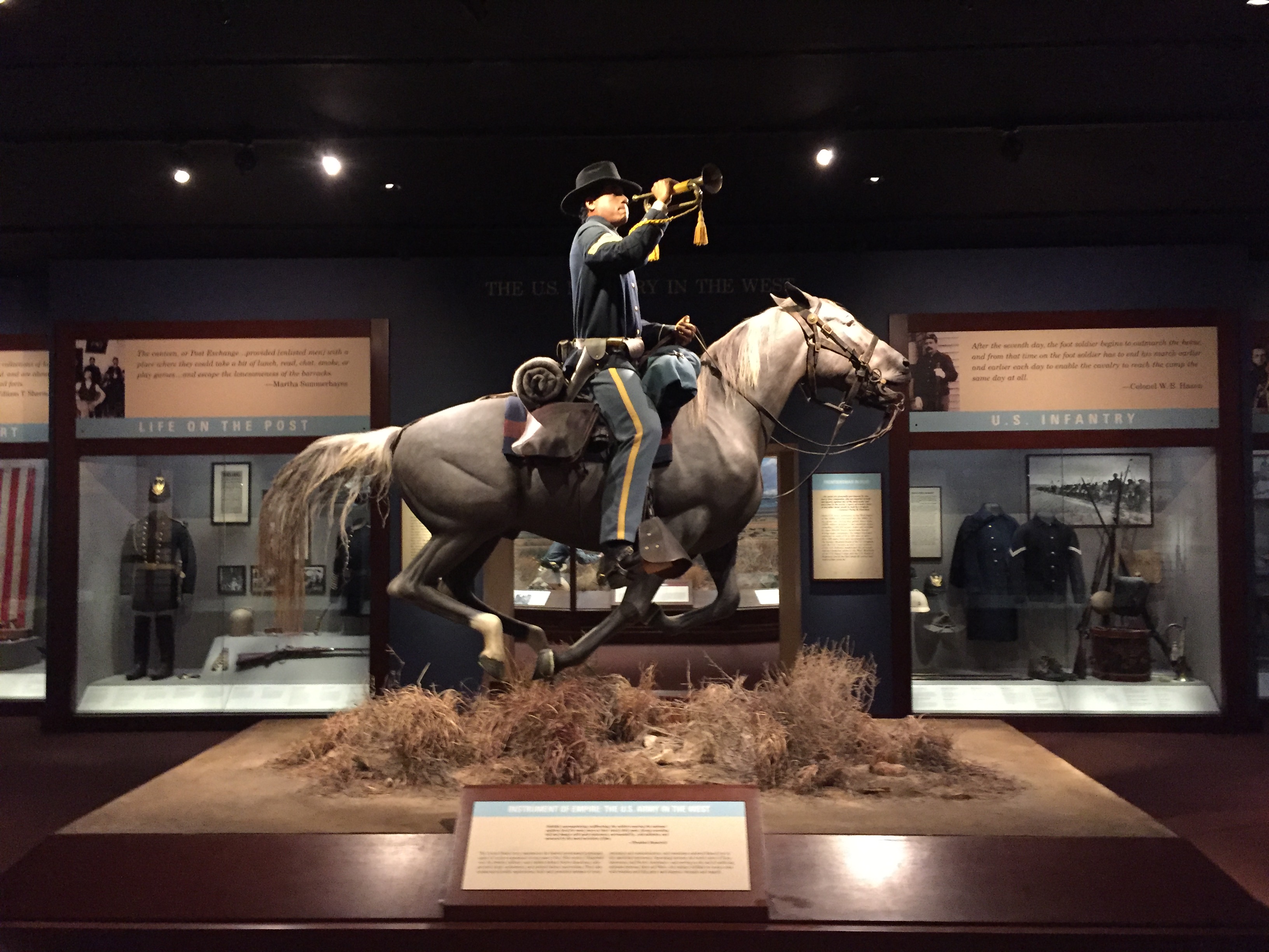 The Military Gallery at the National Cowboy and Western Heritage Museum ...