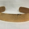 Hammered Brass Cuff Bracelet