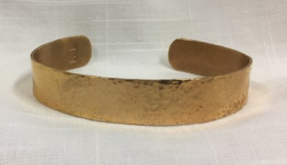 Hammered Brass Cuff Bracelet