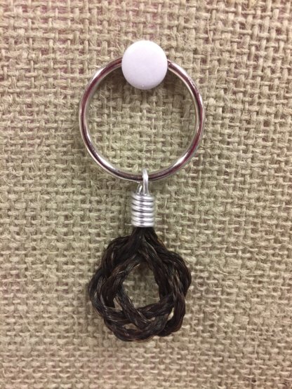 Horse Tail Key Chain Turk's Head Knot KE05