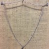 Horse Shoe Silver Tin Necklace 18 inches long