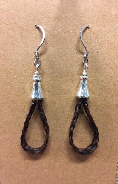 Horse Tail Braided Earrings