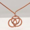 Copper Cuff Necklace and Pendant