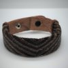 Hitched Horse Tail Bracelet on Leather