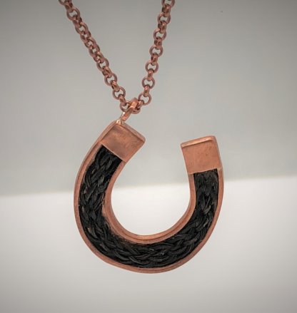 Horse Tail and Copper Necklace NE10