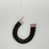 Horse Tail and Sterling Silver Necklace NE11