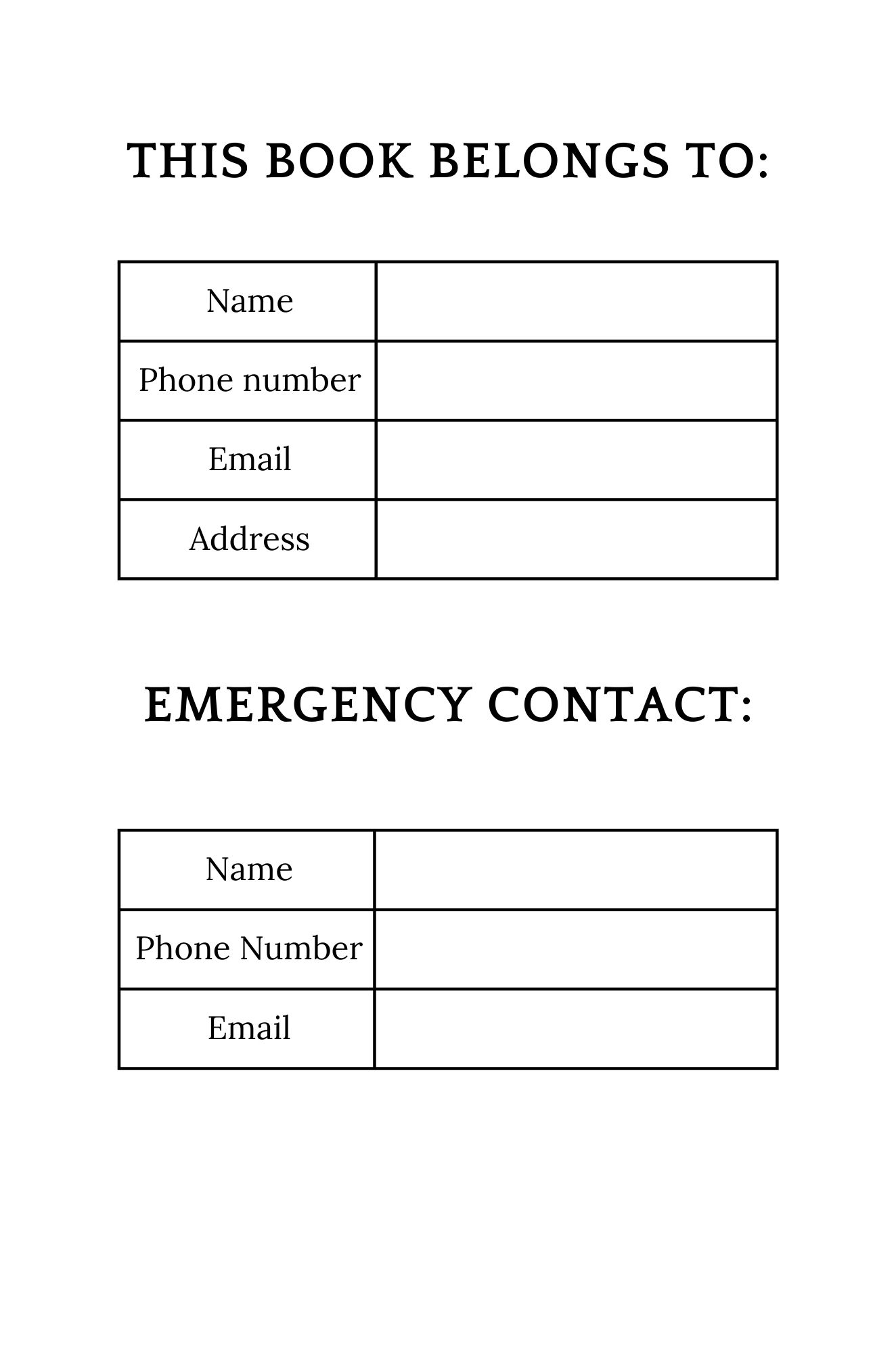 Riding Lesson Journal First Page