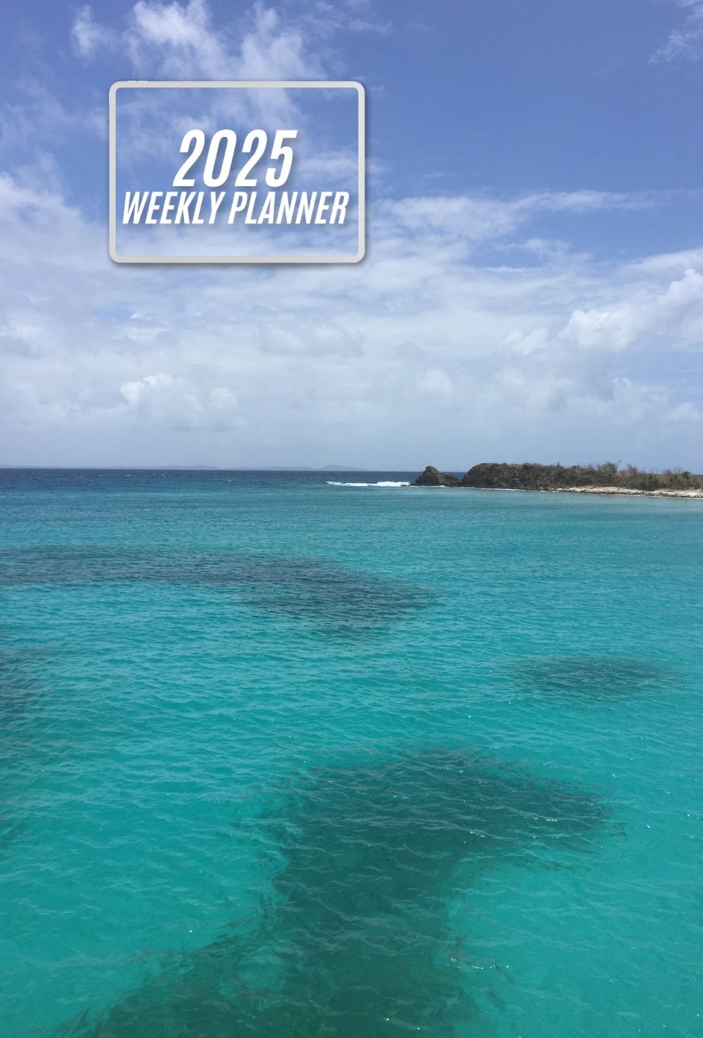 Weekly Planner 2025 Ocean image from Puerto Rico