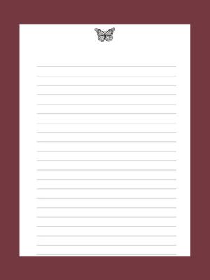 blank notebook page
