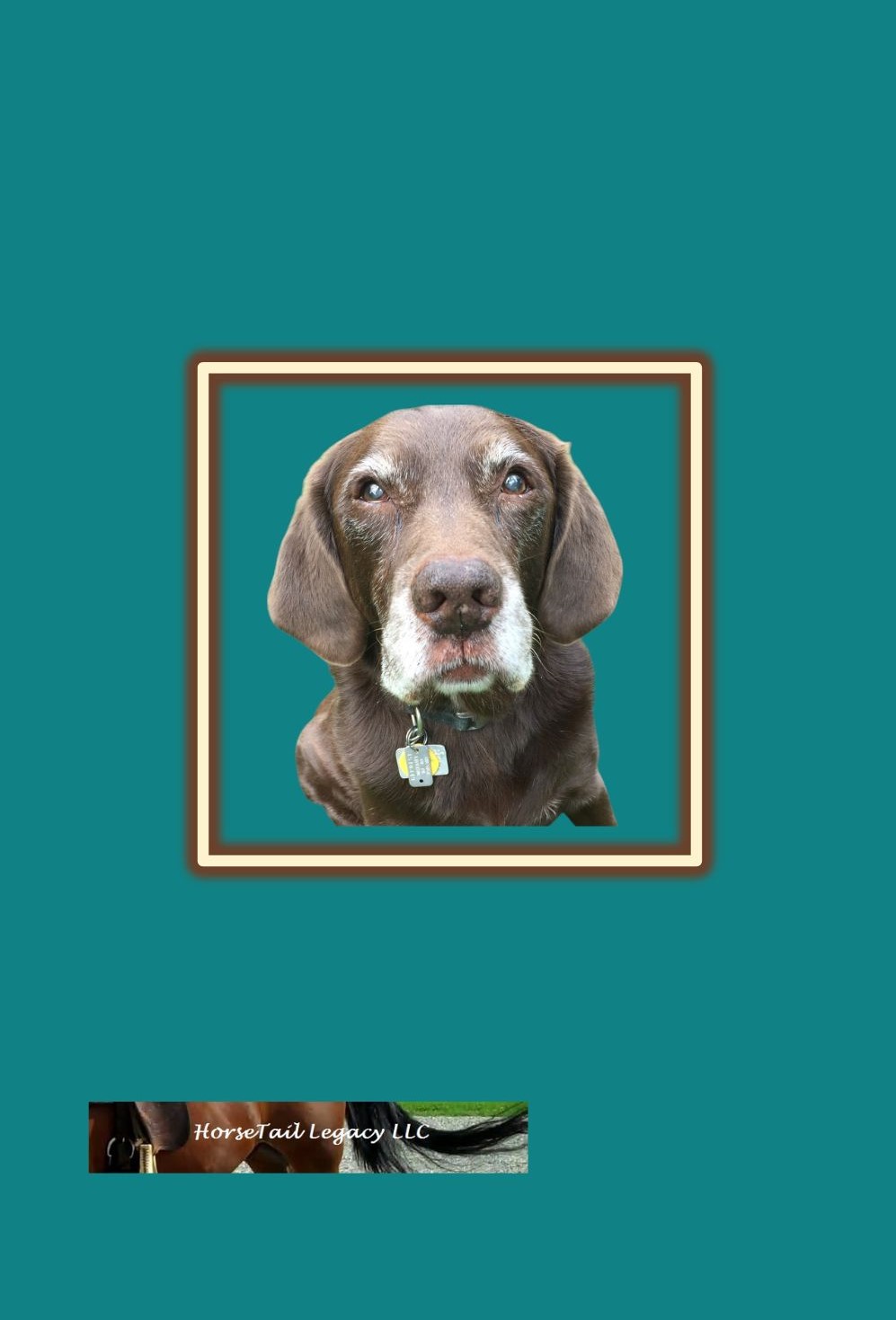 Chocolate Lab Journal chocolate labrador retriever on the back of a book cover