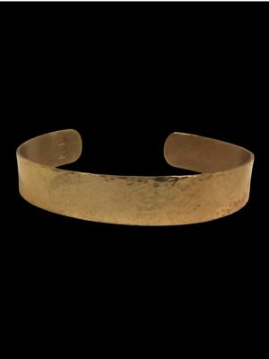 Hammered Brass Cuff Bracelet BRM02