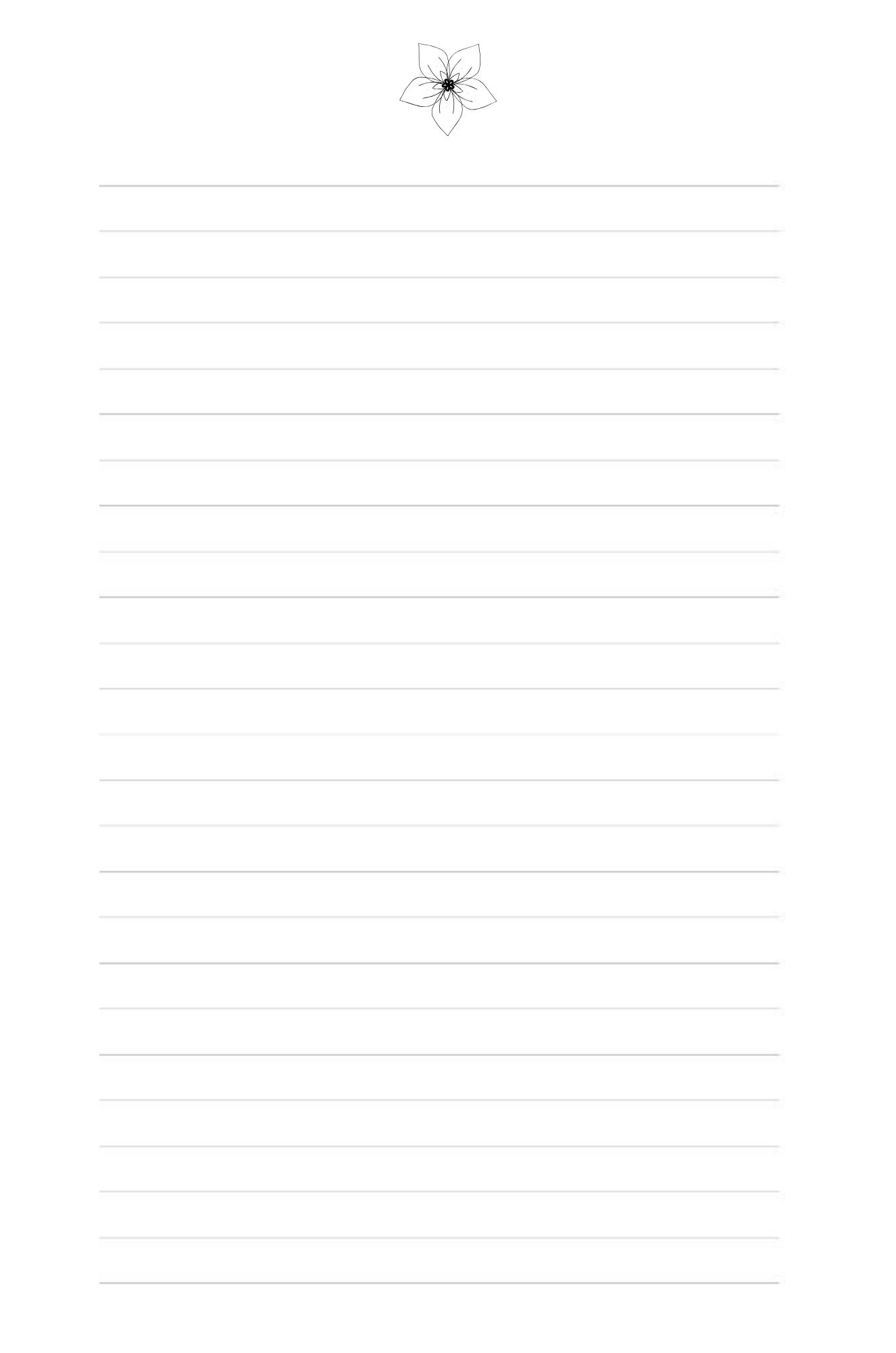 Journal of moments page two blank white lined page