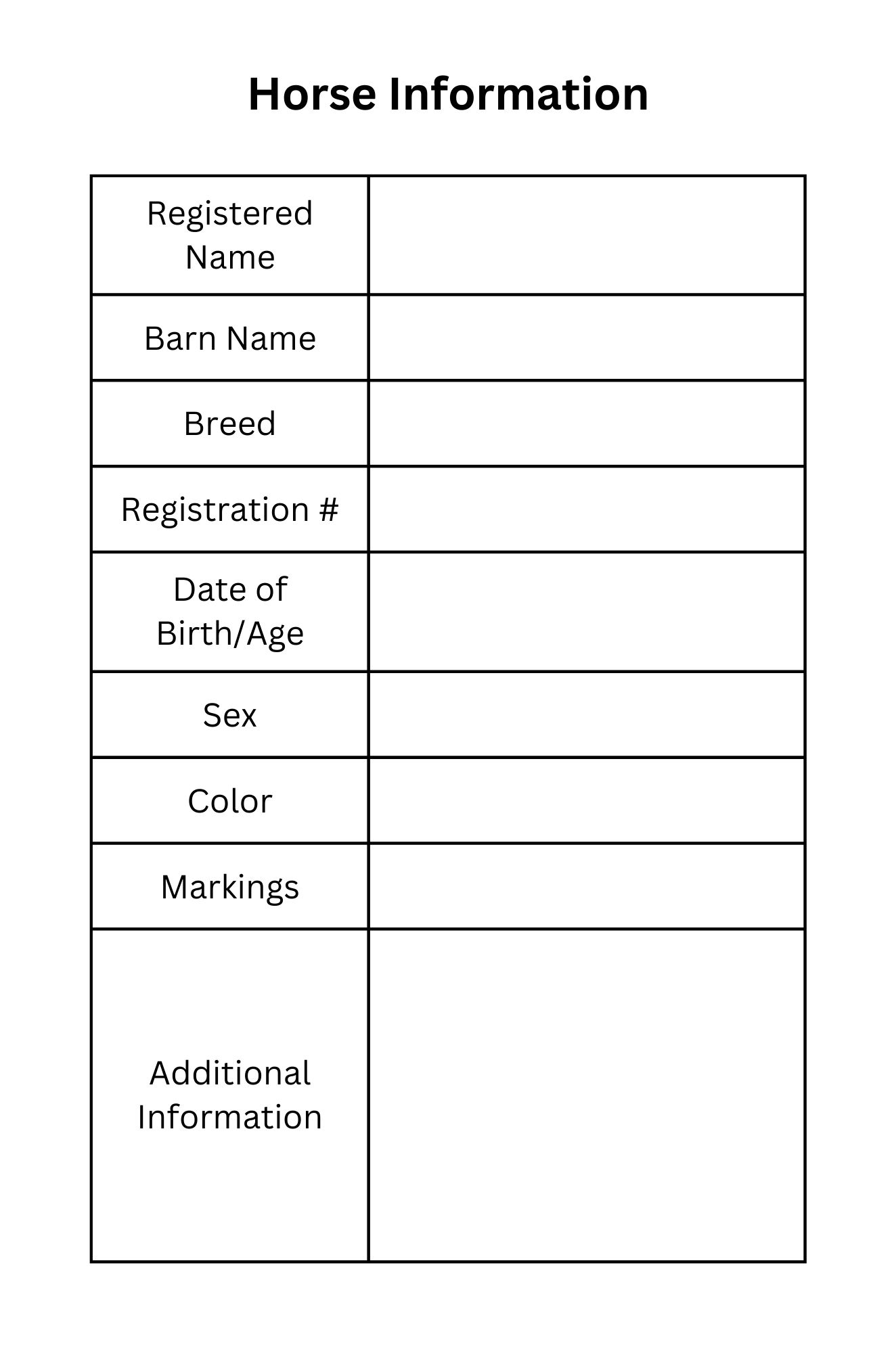 Trail Riding: Plan Your Next Horse Adventure notebook page