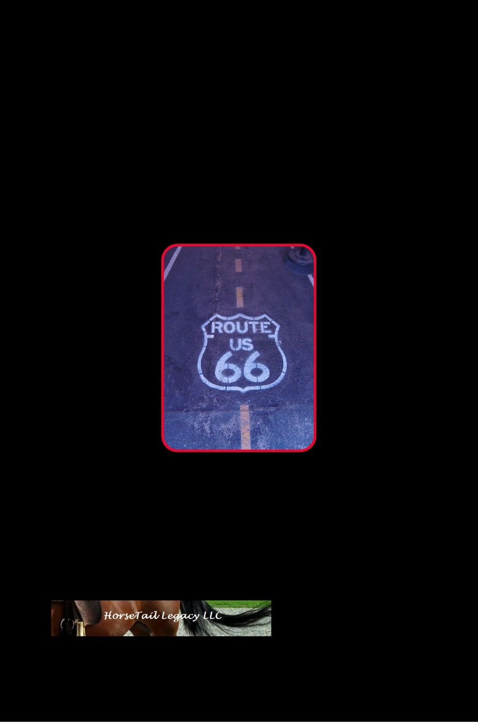 Hit the road route 66 red sports car notebook