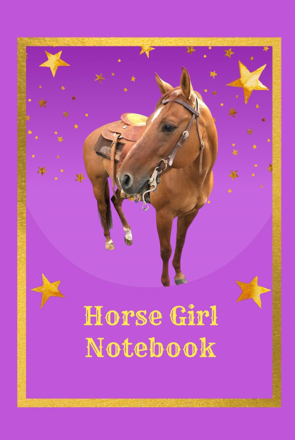 Horse Girl Notebook horse image