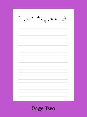 Horse Girl Notebook page 2