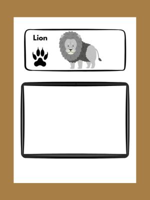 Jungle Journey Blank Comic Book for kids 5-10