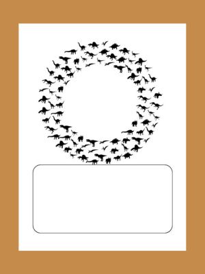 Dinosaur color roar explore blank comic book