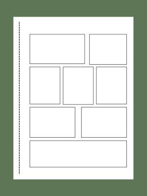 Dragon Wars Fire and Fang Blank Comic Book