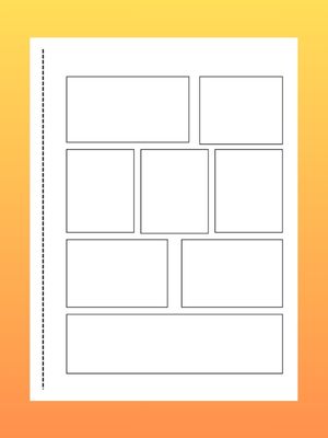 Dragon Kingdom blank comic book