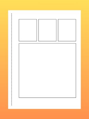 Dragon Kingdom blank comic book