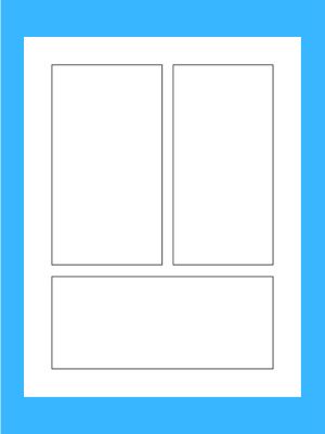 Blank Comic Book Dogs of Action