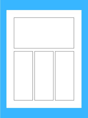 Blank Comic Book Dogs of Action