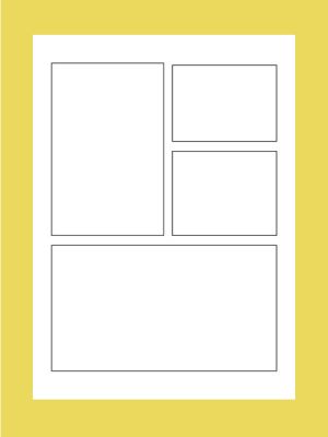 Create Your Own Comic Book: Blank Comic Panels