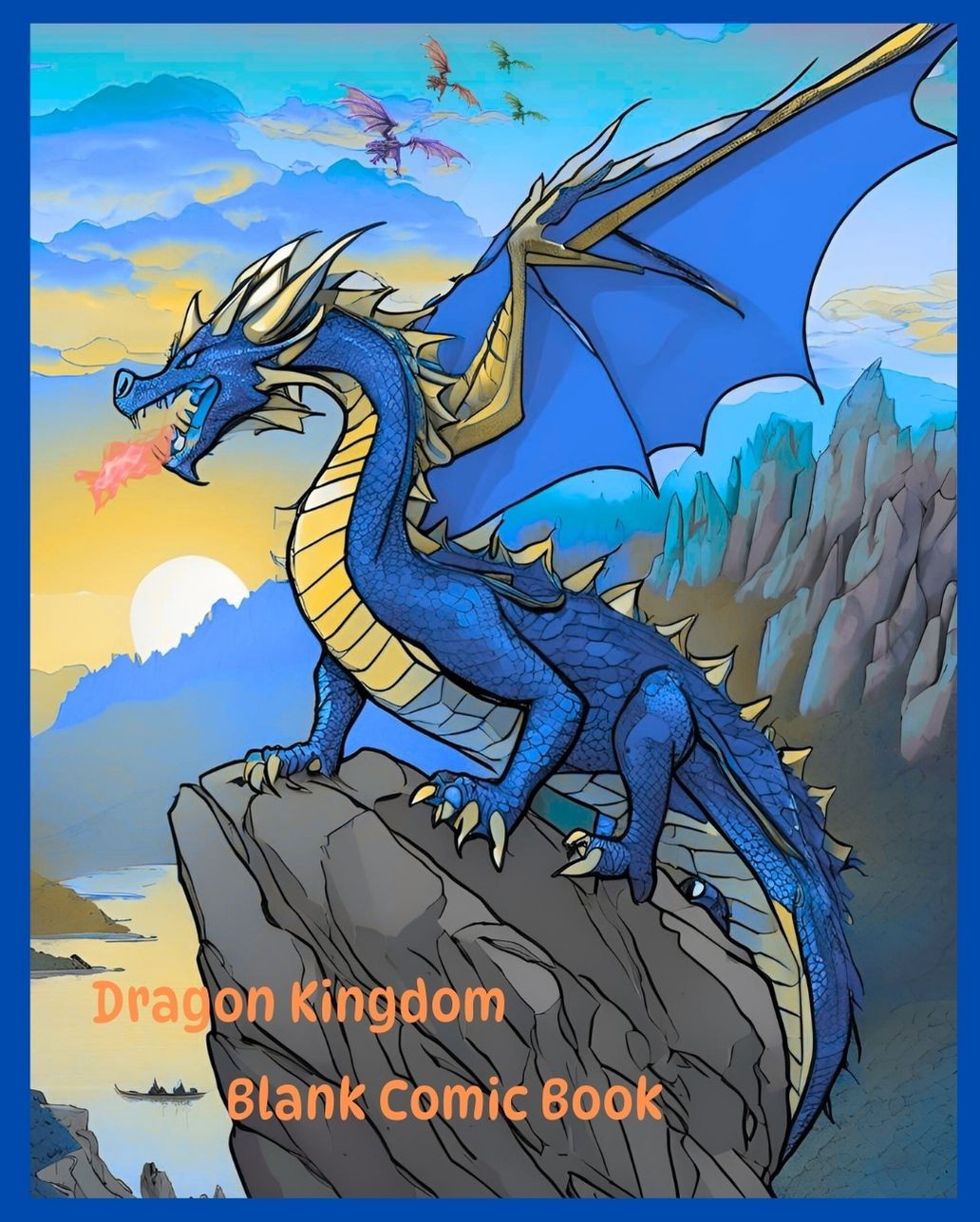 Dragon Kingdom blank comic book