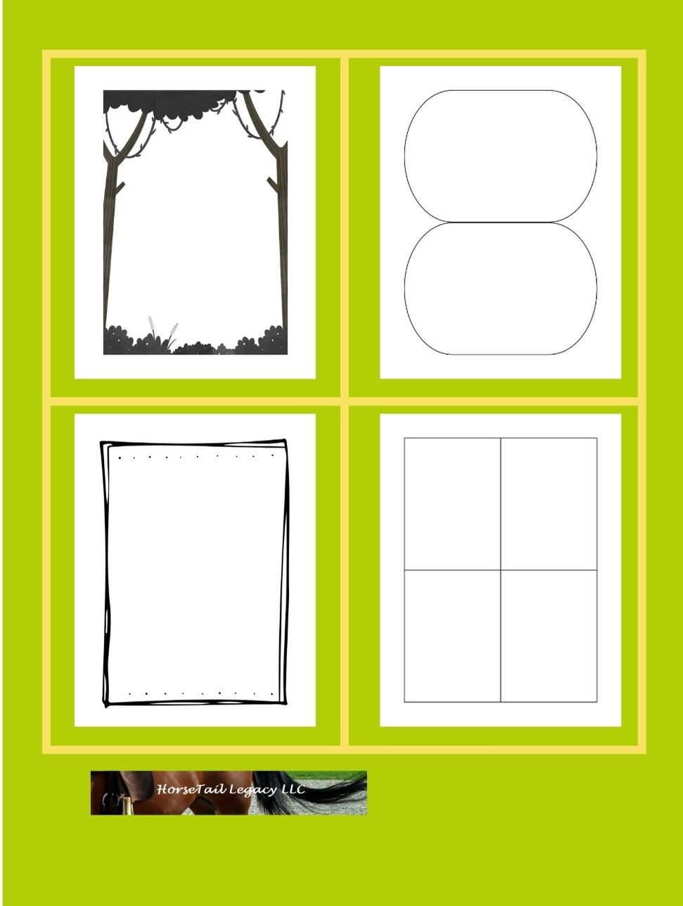 Jungle Journey Blank Comic Book for kids 5-10