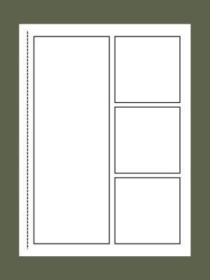 Dragon Reign blank comic book