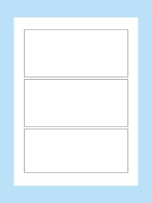 Wild adventures blank comic book