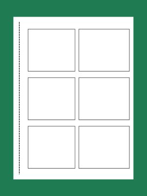 Dinosaur Blank Comic Book