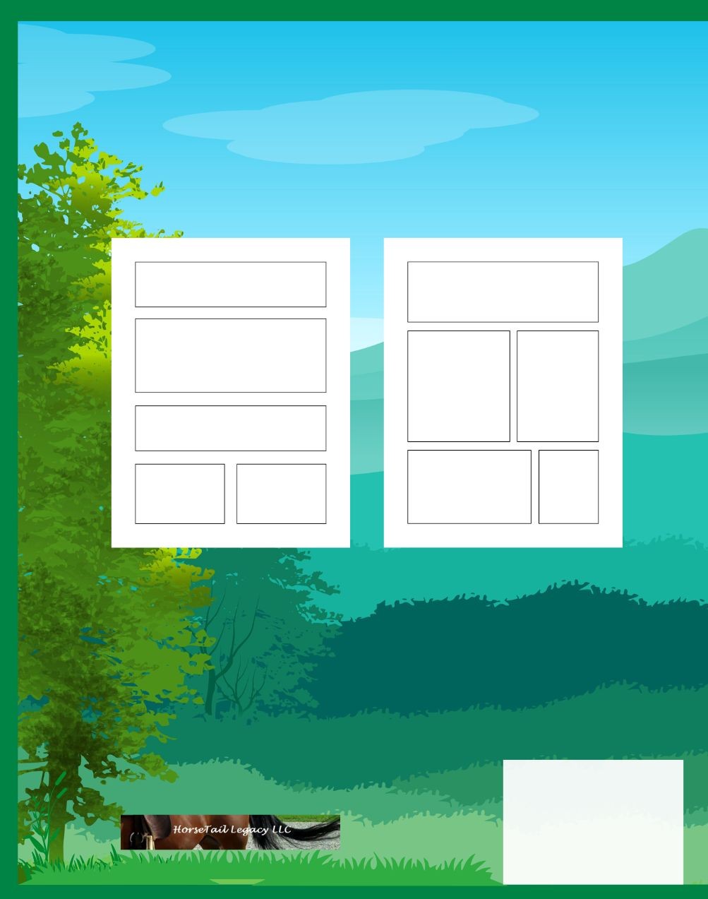 Dinosaur Blank Comic Book