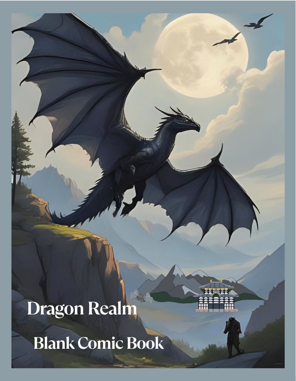 Dragon Realm blank comic book cover