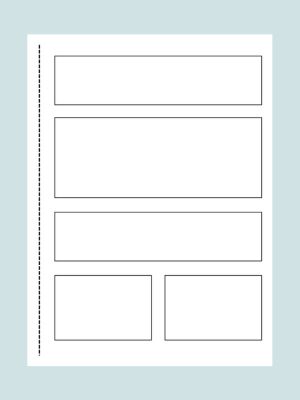 Dragon Guard blank comic book