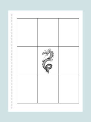 Dragon Guard blank comic book