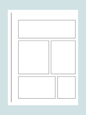 Dragon Guard blank comic book