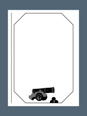 Dragon Battles blank comic book