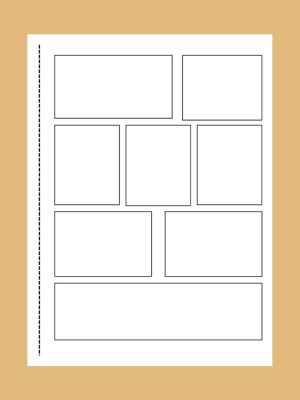 Dragon Treasure blank comic book