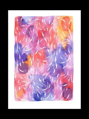 pastel colors in random shapes