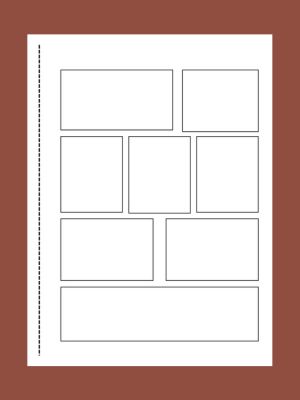 Dragon King blank comic book