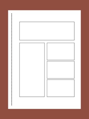 Dragon King blank comic book