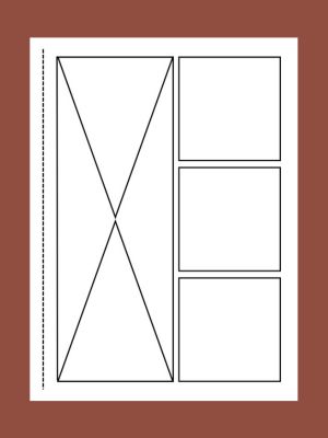 Dragon King blank comic book