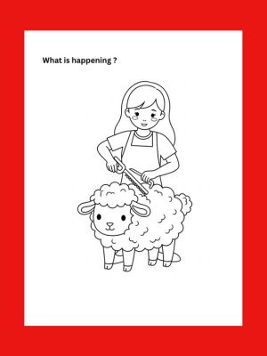 Farm Animals Coloring Book kids 5+: Learn About the Farm