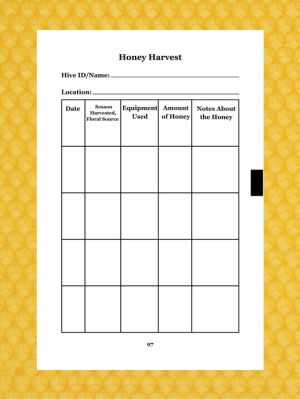 Beekeeper Log Book From Bees to Hive to Honey