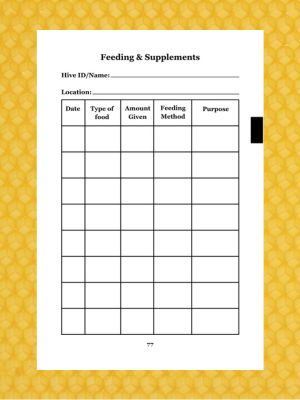 Beekeeper Log Book From Bees to Hive to Honey